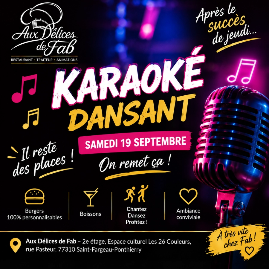 🎤 Jeudi, notre karaoké a été une vraie réussite ! Une cliente a même fini par…