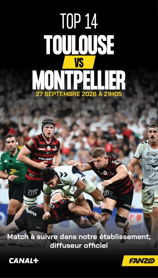 🏉 Ce week-end, le sport continue chez Fab’ ! Dimanche à 21h05,…