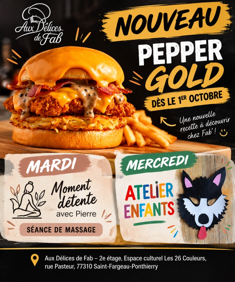 🍔 Le Pepper Gold arrive le 1er octobre ! Une nouvelle recette à découvrir chez…