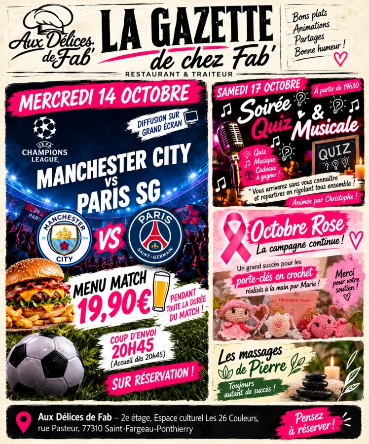 🔴🔵 CE SOIR, PLACE AU PSG ! ⚽ Manchester City – Paris SG sur grand écran dès…