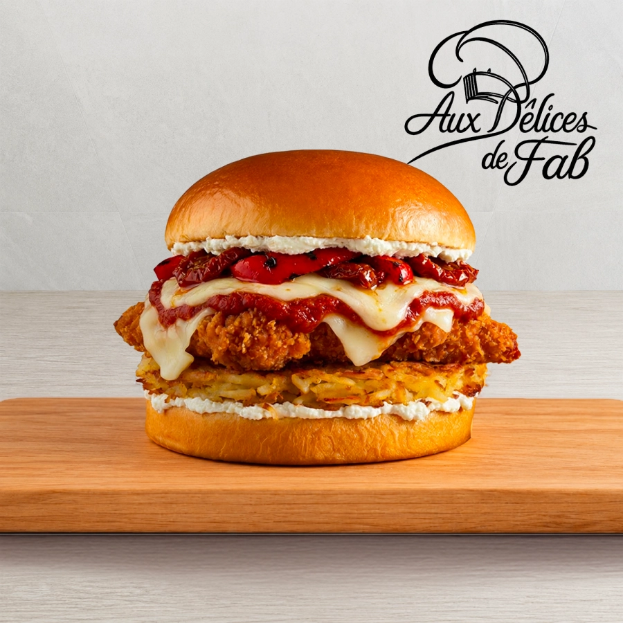 👶🍔 CARNET ROSE CHEZ FAB ! ❤️ Bienvenue au Croqu'Délice : un burger toasté au…
